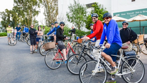 1060 Capital, LLCteam members going on a bike ride together