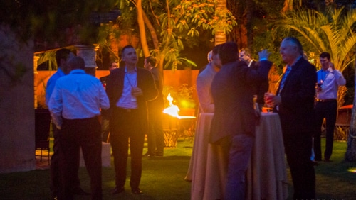 1060 Capital, LLCteam members socializing at an event