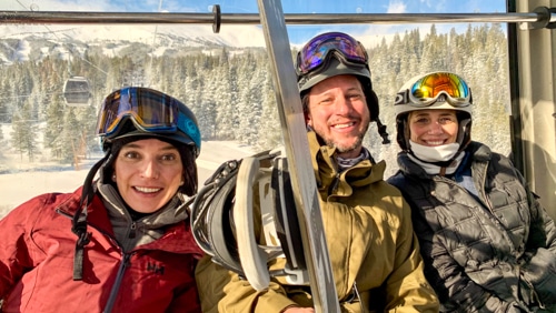 1060 Capital, LLCteam members on a ski trip