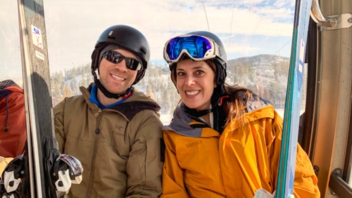 1060 Capital, LLCteam members on a ski trip